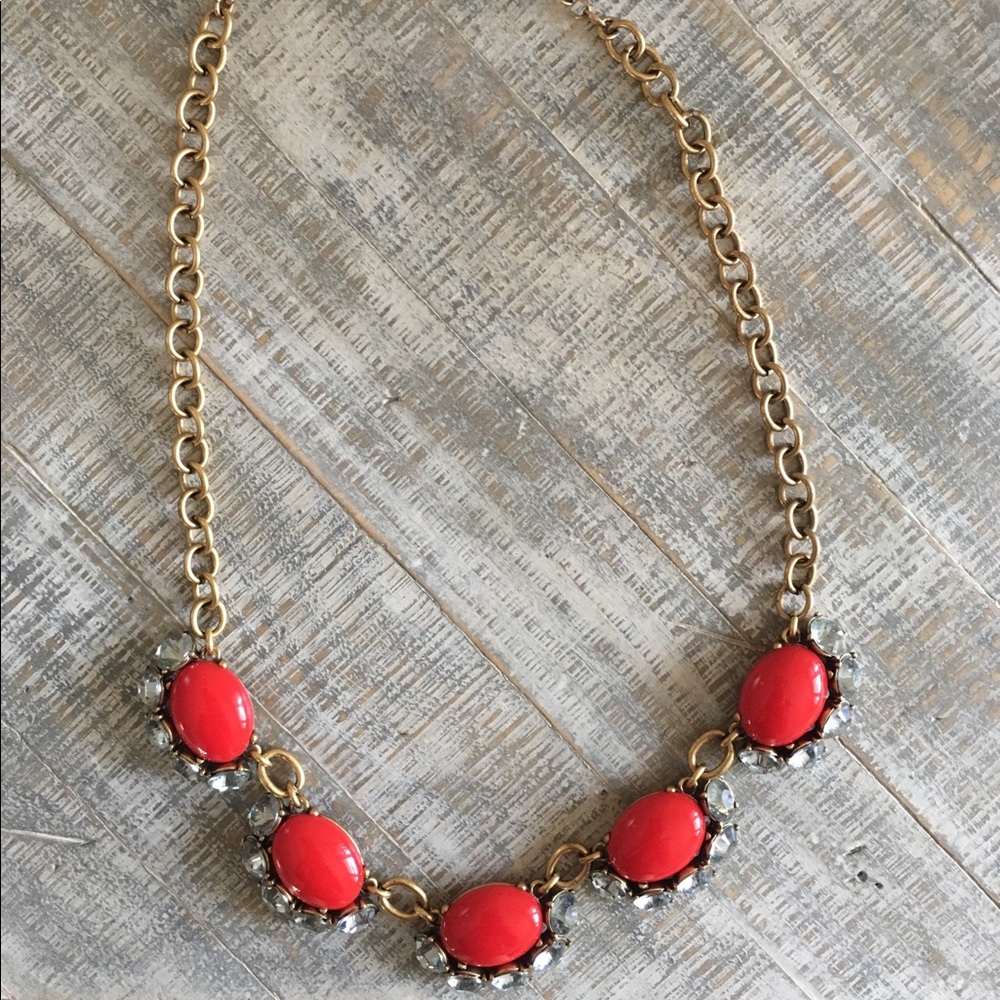 Stella and Dot Mae (Red) Necklace